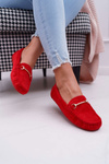 Red Moccasins Red Moccasins Red Suede Sonnero