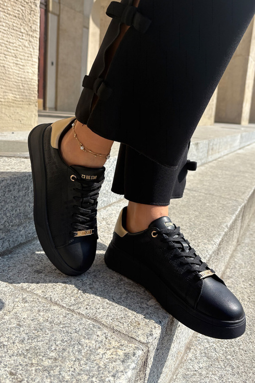 Dámske Sneakers Z Eko Kože Big Star RR274257 Čierne