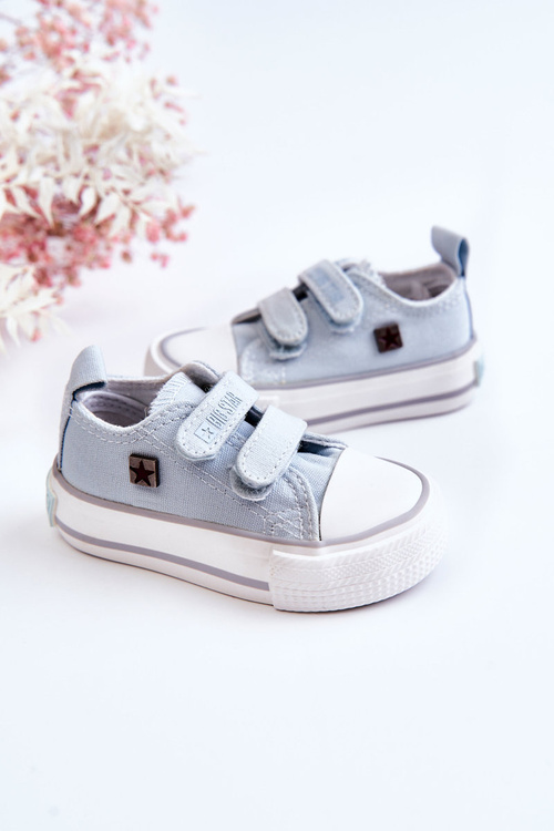 Dětské Tenisky Na Suchý Zip BIG STAR HH374204 Modrá