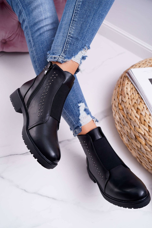 Dámské Kotníkové Boty Černé Sergio Leone BT519