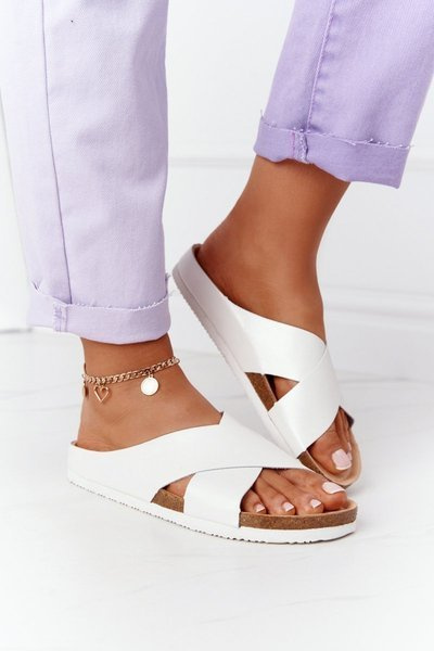 Veľká hviezda HH274647 White Profiled Flip -flops