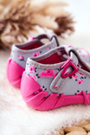 Topánky papci befado Bunny 110P425 Gray-ružové