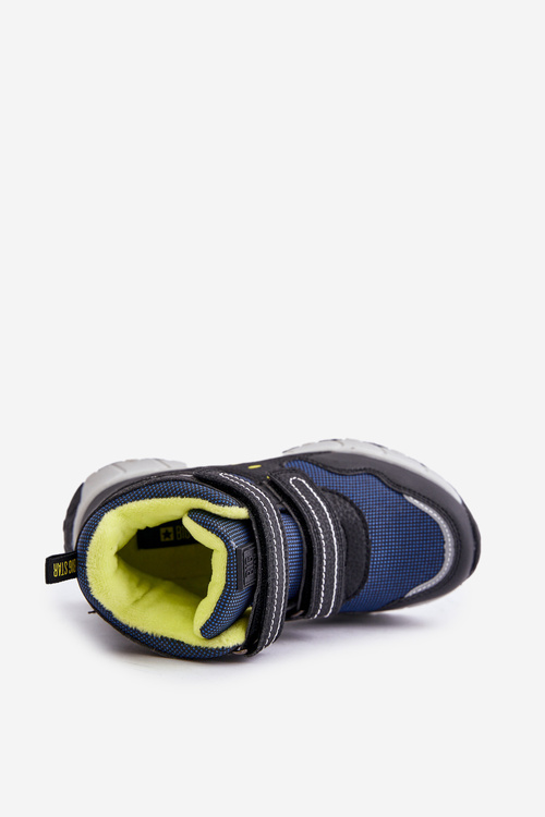 Zateplené Snehové Topánky Detské Big Star OO374130 Tmavomodré