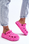 Dámská pěnová platforma Crocs Fuchsia Beckett