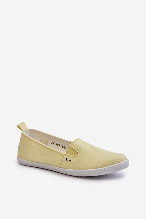 Dámske tenisky slip-on žlté Adrancia