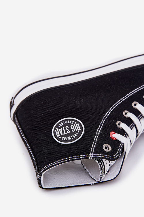 Textilní Pánské Tenisky Big Star NN174304 HI-POLY SYSTEM Černé