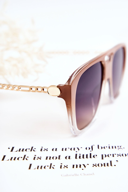 Dámské sluneční brýle Aviatory Ombre V120013 Béžová