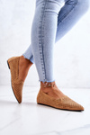 Camel Rosario Openwork Women's Openwork Balerinas