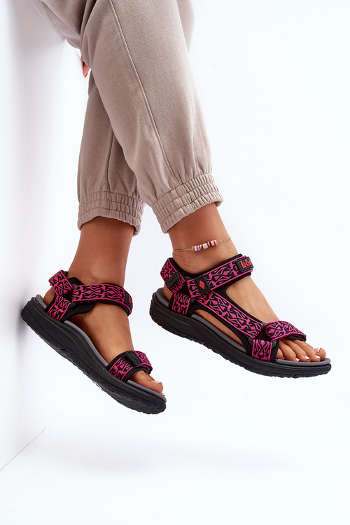 Dámské sandály Lee Cooper LCW-24-34-2608 Fuksie
