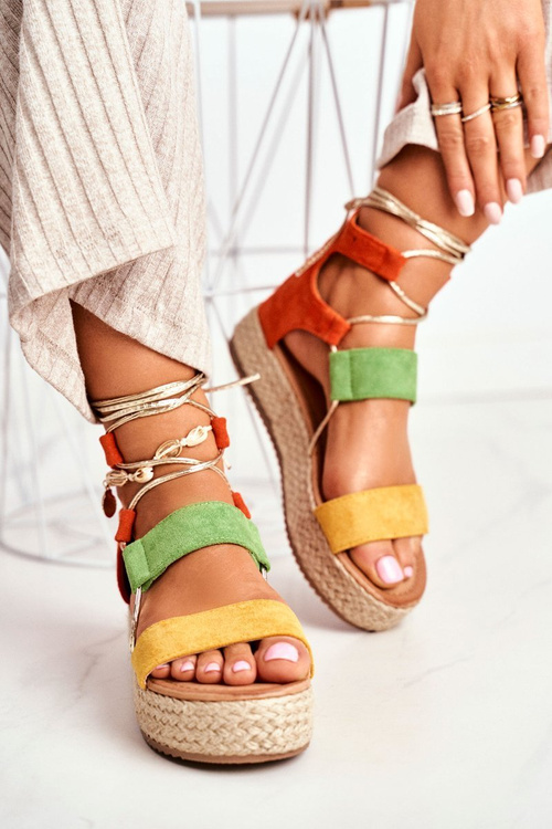 Dámské Espadrilky na podrážce Žluté Fuerta