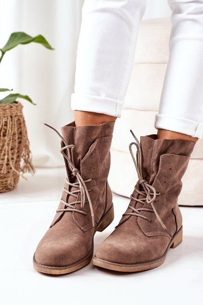 Topánky s dvojitou hornou svetlo hnedou Violettou