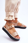 Voňavé hypoalergenní sandály ZAXY JJ285240 Béžová a černá