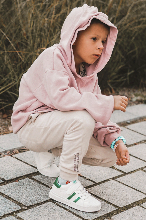 Dětská Sportovni Obuv Big Star na Suchý Zip Bilé GG374019