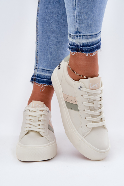 Dámske Tenisky LEE LAYLA WOMEN LOW 50251003 Tlmená Biela