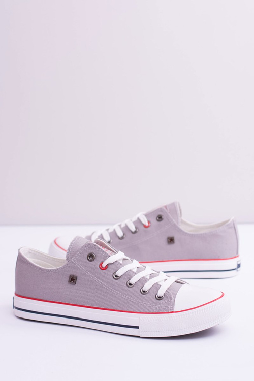 Big Star nízké pánské šedé tenisky T174109