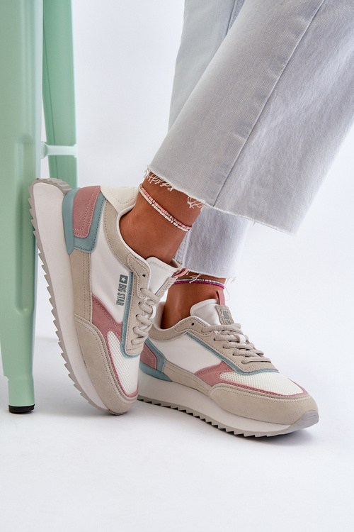 Dámske tenisky s pamäťovou penou Memory Foam System Big Star NN274690 Biele