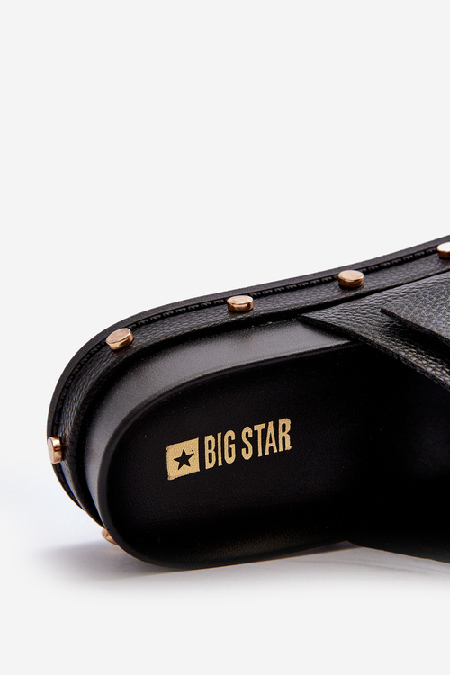 Dámske sandále na platforme Big Star NN27402 Čierne