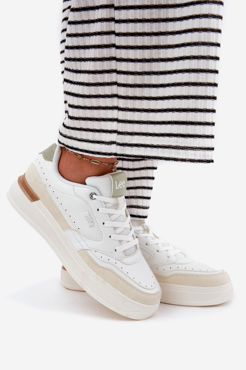 Dámské Tenisky Na Platformě LEE EMMA WOMEN LOW 50251014.04L Béžové