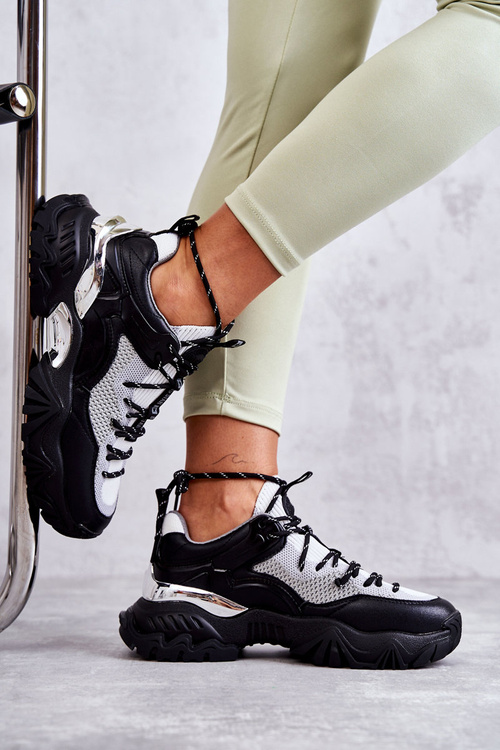 Dámská sportovní obuv Memory Foam System Big Star KK274053 Černo-šedá