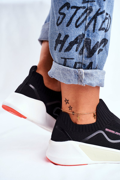 Dámská Sportovní Obuv Cross Jeans Černé FF2R4116C