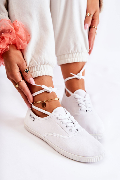 Dámské klasické tenisky bílé Dellis