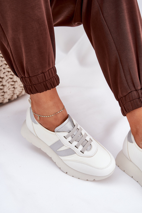 Dámské Sportovní Boty Na Platformě Vinceza 58510 Bílé