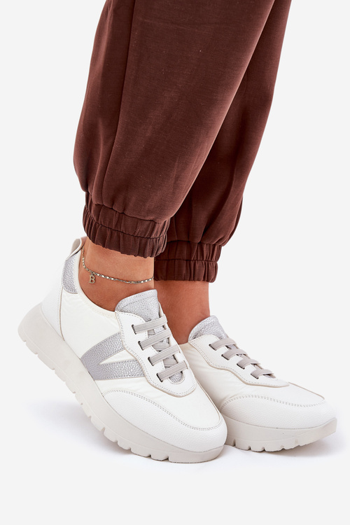 Dámské Sportovní Boty Na Platformě Vinceza 58510 Bílé