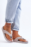 Dámske flip -flopy na platforme Grey Bellitta