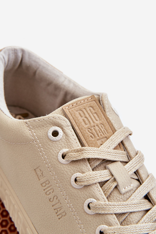 Veľká hviezda LL174132 Pánske tenisky Beige