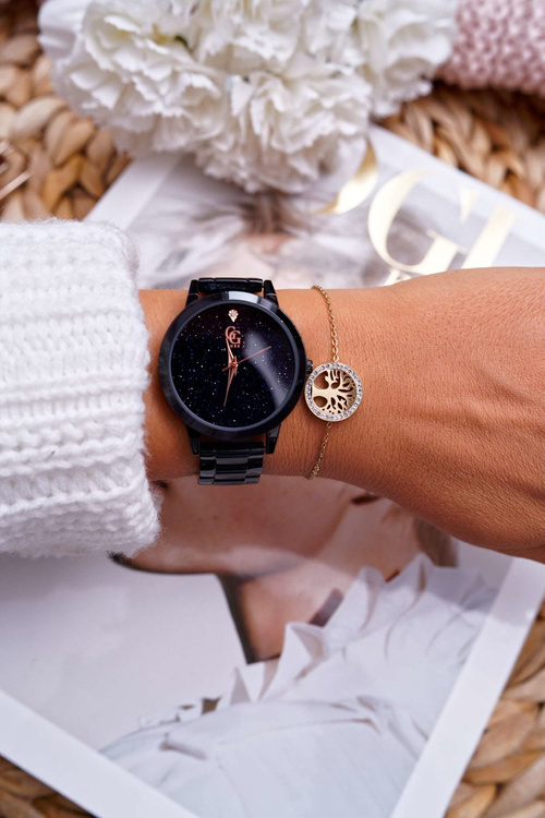 Dámský řetízkový Náramek zlatý strom života Cring