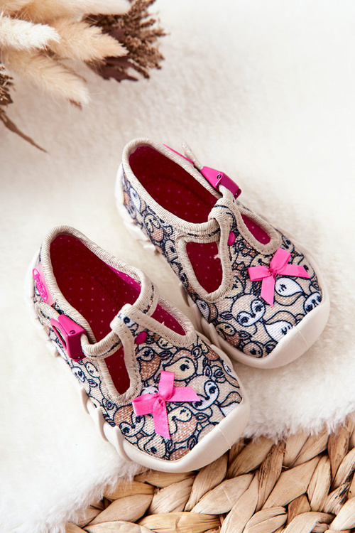 Befado Sarenki Papcie topánky s béžou 110p437