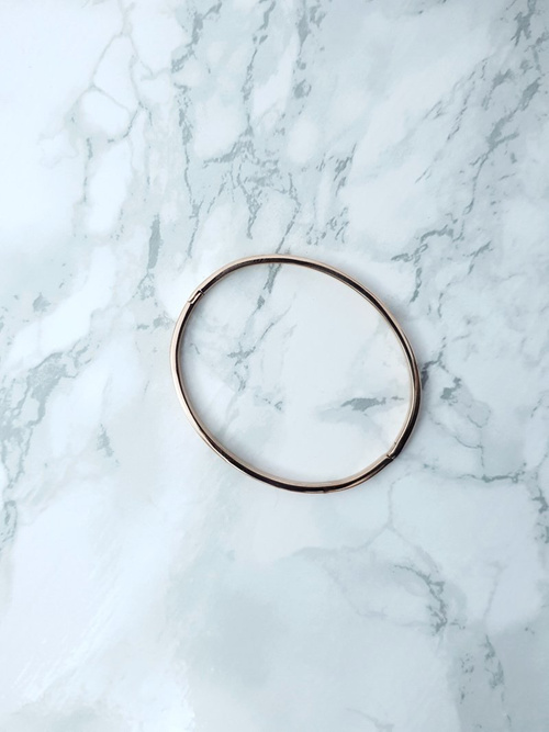 Dámský Náramek Ocel se zirkonem růžový zlatý Ursa