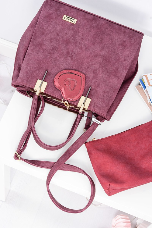 Duża Polska Torebka Damska + Saszetka + Lustereczko