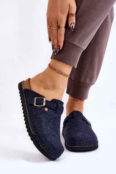 Ženské patričné ​​papuče inblu DJ-07-041 Navy Blue