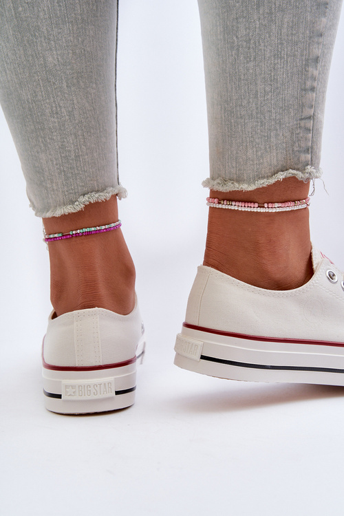 Nízké dámské tenisky Big Star NN274274 Bílé