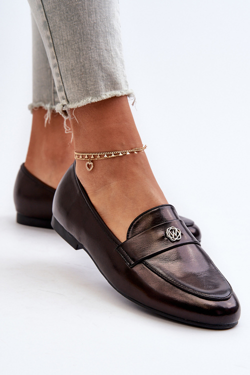 Dámské mokasíny na ploché podrážce béžové Sylvaine