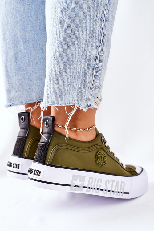 Tenisky Na Platformě BIG STAR II274024 Khaki