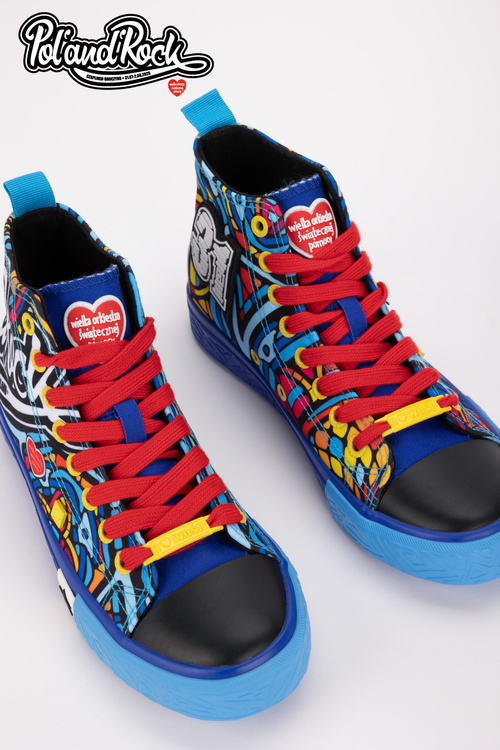 Tenisky Pol'and'Rock Festival X Big Star SS174500 Modré