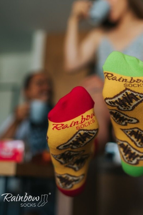 Ponožky TOASTER Rainbow Socks 1 Pár