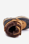 Zateplené zimní boty pro chlapce Lee Cooper LCJ-23-01-2059 Camel