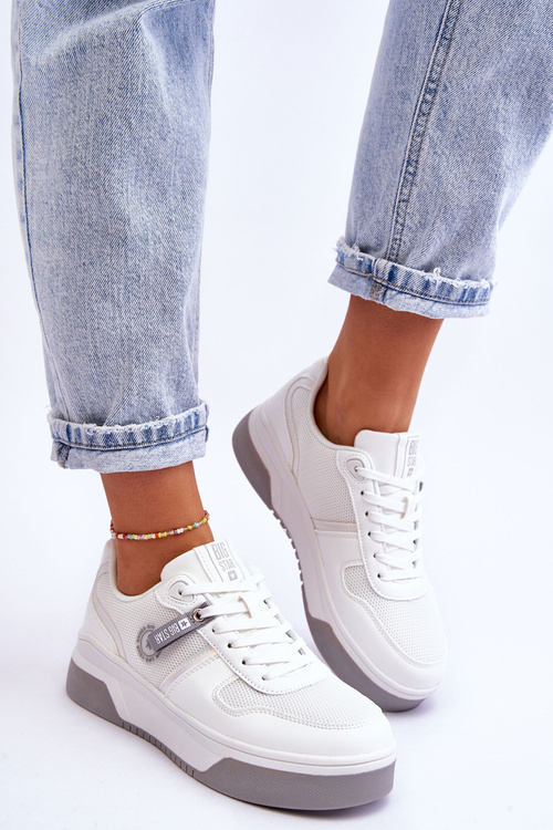 Klasické tenisky Memory Foam System Big Star LL274A024 Bíle