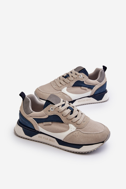 Pánské tenisky s paměťovou pěnovou podrážkou Big Star NN174348 Šedé