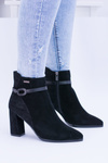 Big Star Black Suede topánky na post BB274383