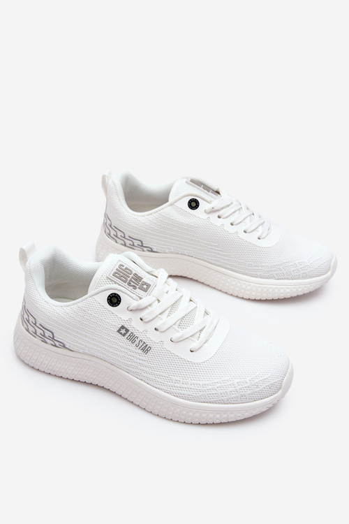 Dámska sieťová športová topánka Pamäťový penový systém Big Star LL274664 Biela