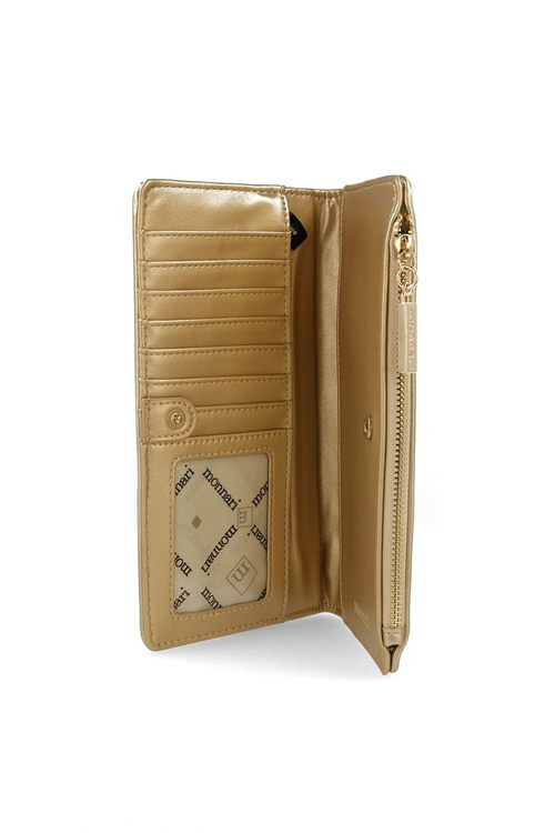 Dámska peňaženka Monnari Pur0010-023 prešívaná zlatá