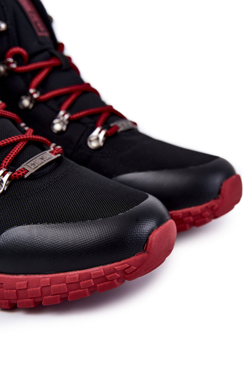 Pánska trekkingová obuv Pamäť pena Veľká hviezda KK174112 čierna