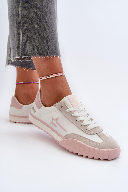 Nízke dámske tenisky Big Star NN274868 ružové