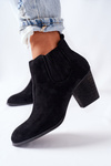 Dámske klasické topánky Black Flashbrook Suede topánky