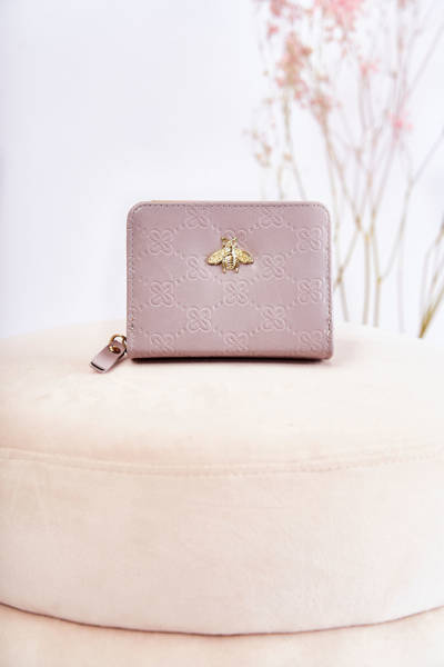 Dámská malá peněženka s ornamentem šede Sanchos