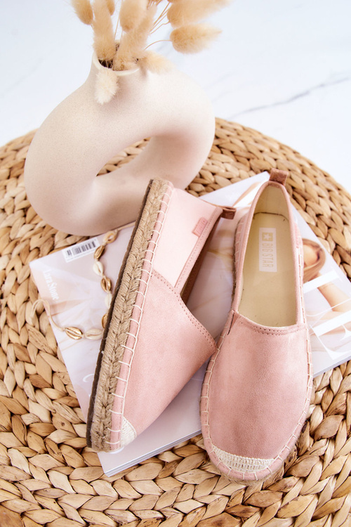 Dámské klasické espadrilky Big Star JJ274955 Růžové